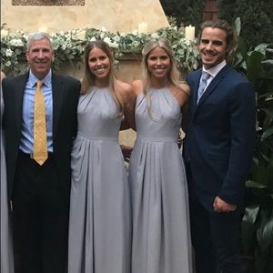 Light Grey Bridesmaids Dress